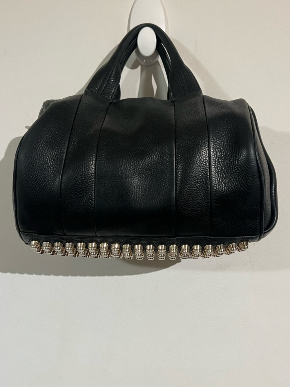 Alexander wang black leather Rocco bag